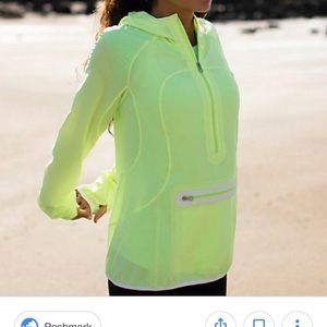 LULULEMON Stash and Dash Yellow Pullover